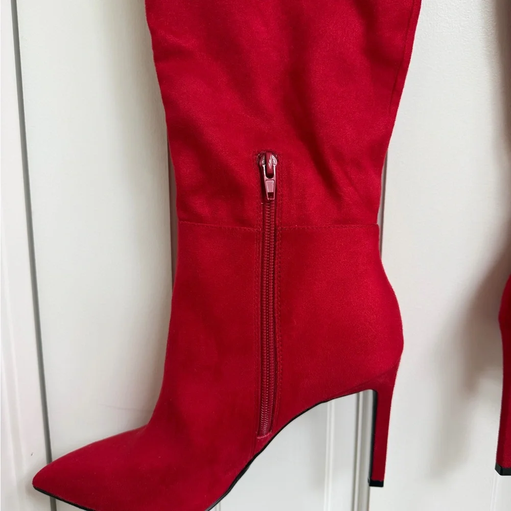 OPEN EDIT Nordstrom Barbara Knee High Pointed Heeled Boot Size 8.5M